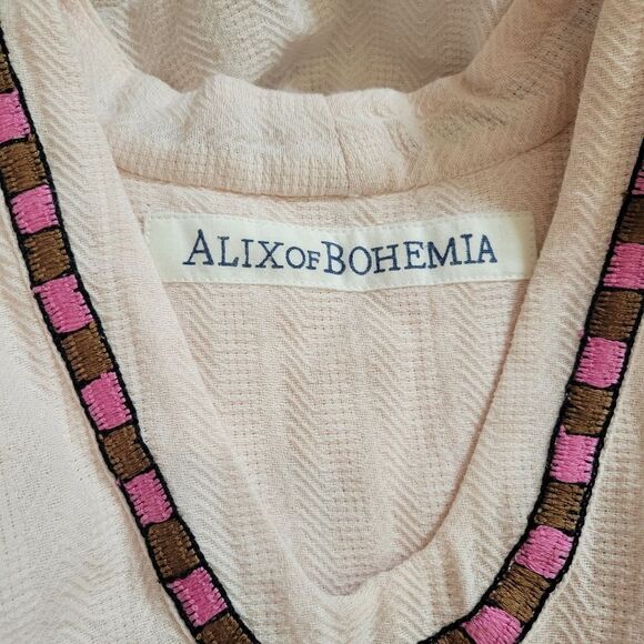 Alix of BohemiaNehru Embroidered Sleeveless Top XS - Picture 4 of 8